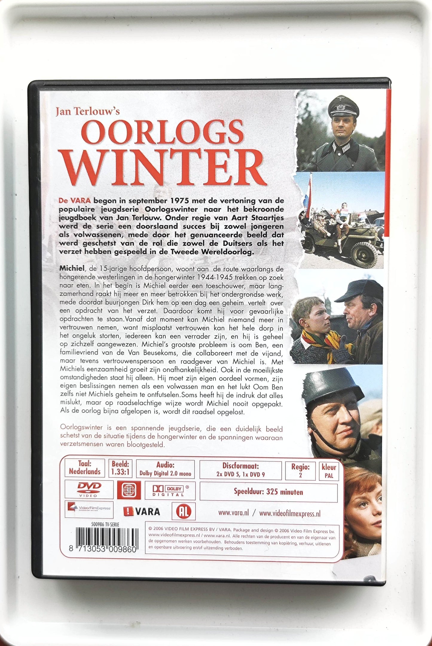 Oorlogswinter 1975 DVD Drama Linnebank Domburg Kamerman Staartjes