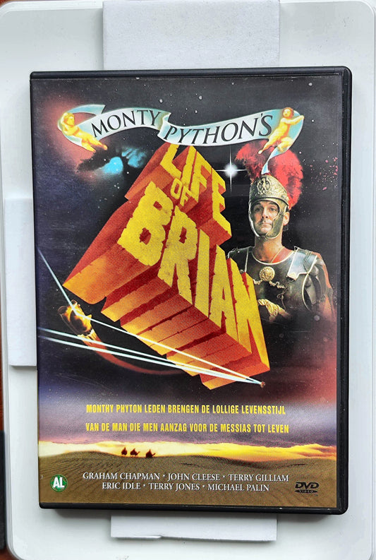Monty Python's Life of Brian 1979 DVD Comedy Chapman Cleese Gilliam Jones DVD Cover