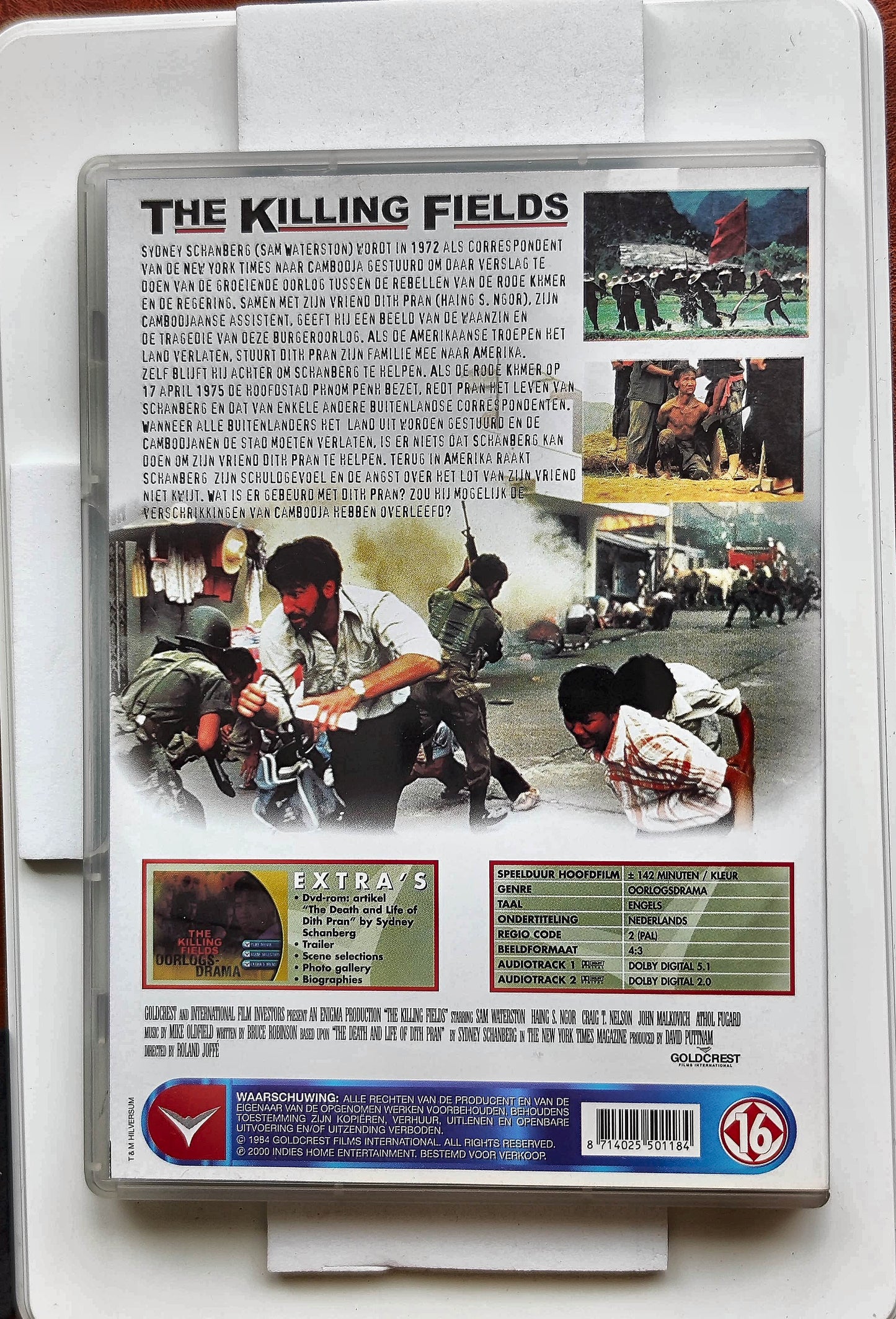The Killing Fields 1984 DVD Biography Waterston Ngor Malkovich Joffe