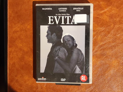 Evita 1996 DVD Biography Madonna Banderas Pryce Parker DVD Cover