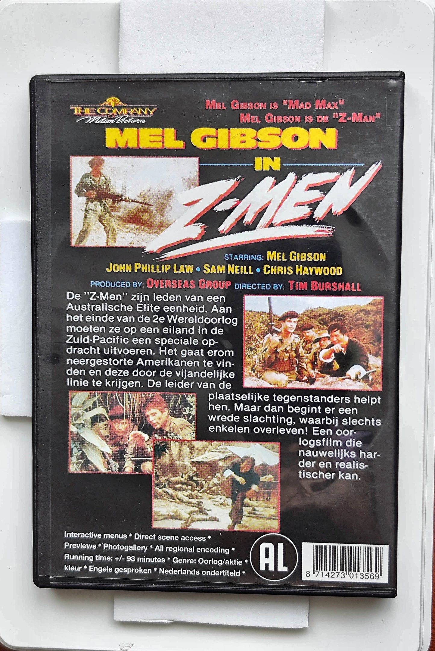 Attack Force Z 1981 DVD Action Law Gibson Neill Burstall