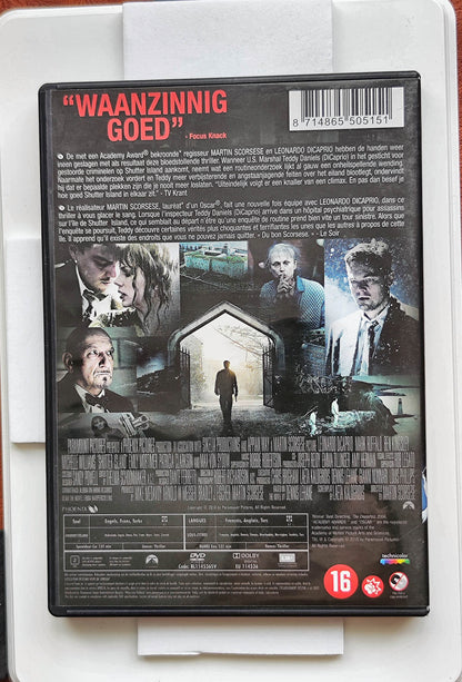 Shutter Island 2010 DVD Drama Dicaprio Ruffalo Kingsley Scorsese