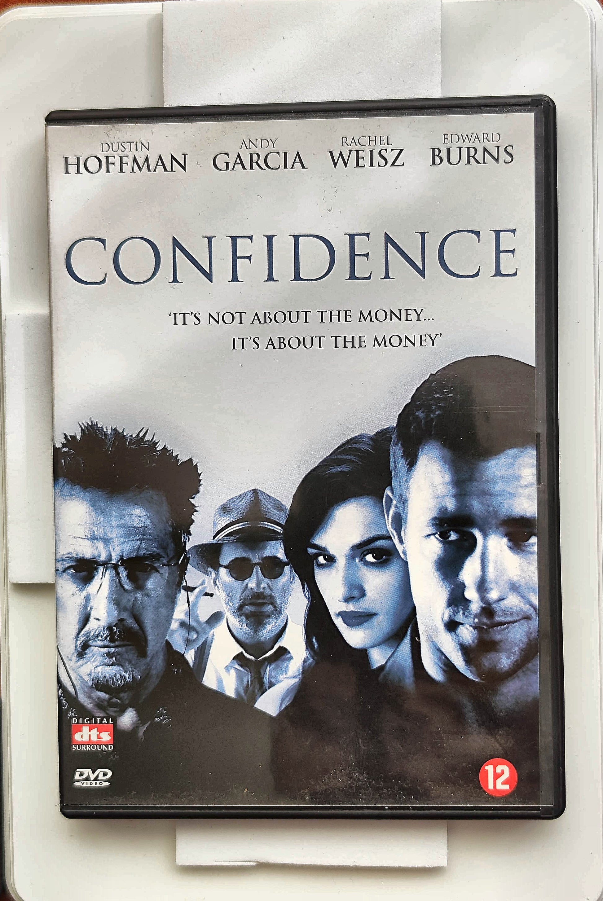 Confidence 2003 DVD Crime Burns Weisz Chestnut Foley DVD Cover