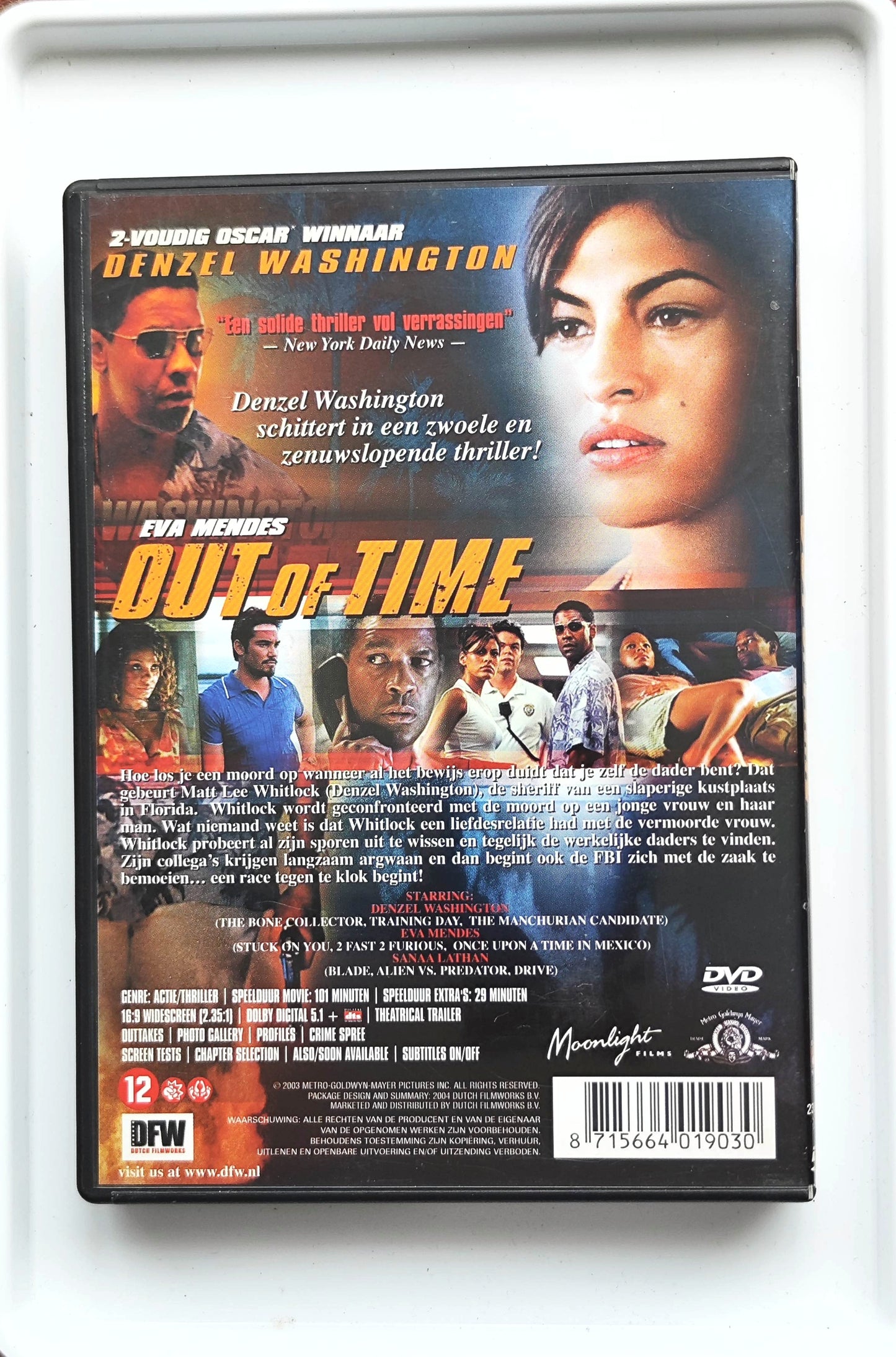 Out of Time 2003 DVD Crime Washington Mendes Lathan Franklin