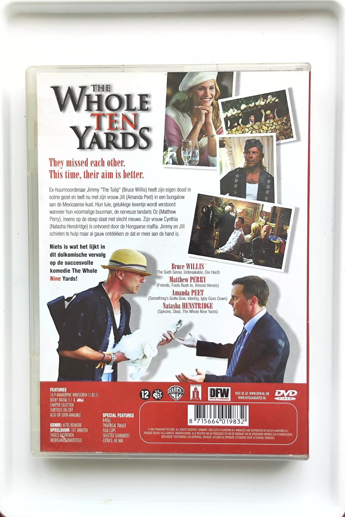 The Whole Ten Yards 2004 DVD Comedy Willis Perry Peet Deutch