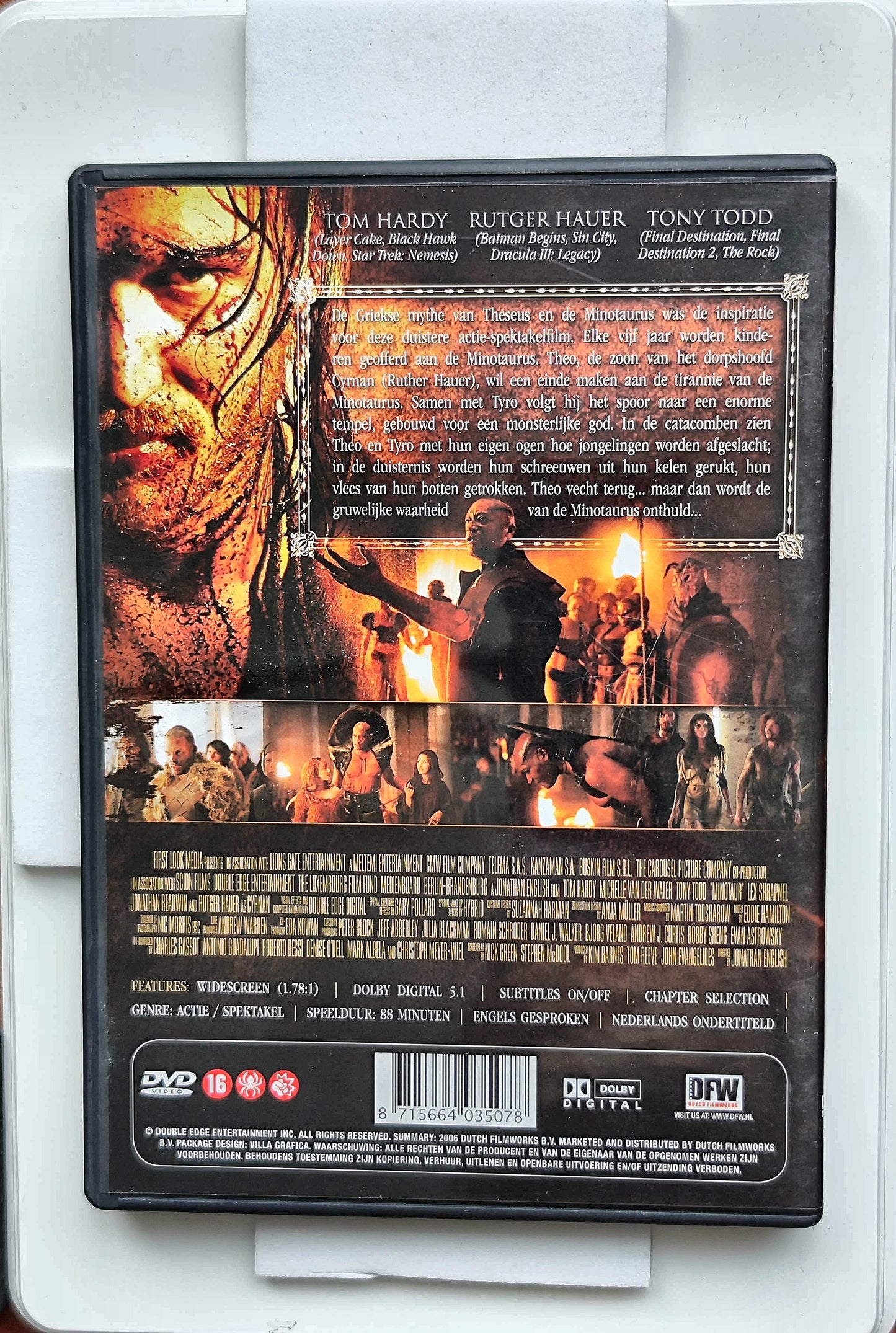 Minotaur 2006 DVD Action Hardy Water Todd English
