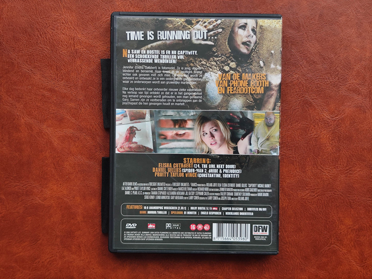 Captivity 2007 DVD Crime Cuthbert Gillies Vince Joffe