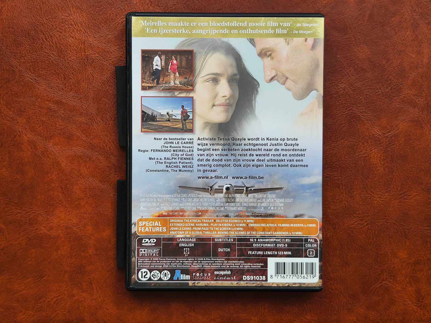 The Constant Gardener 2005 DVD Drama Fiennes Weisz Koundé Meirelles