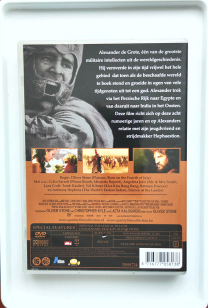 Alexander 2004 DVD Action Hopkins Farrell Jolie Stone