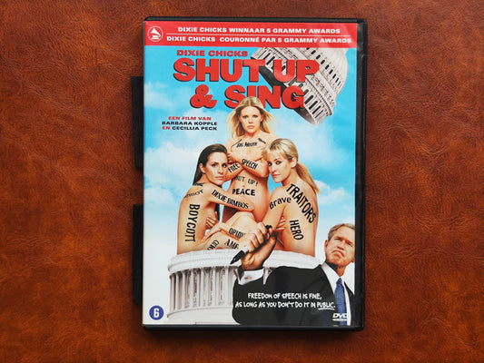 Shut Up & Sing 2006 DVD Biography Maines Robison Maguire Kopple DVD Cover