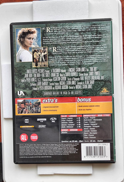 Rob Roy 1995 DVD Adventure Neeson Lange Hurt Caton-Jones