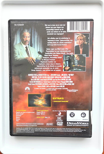 Deep Impact 1998 DVD Action Duvall Leoni Wood Leder #F2